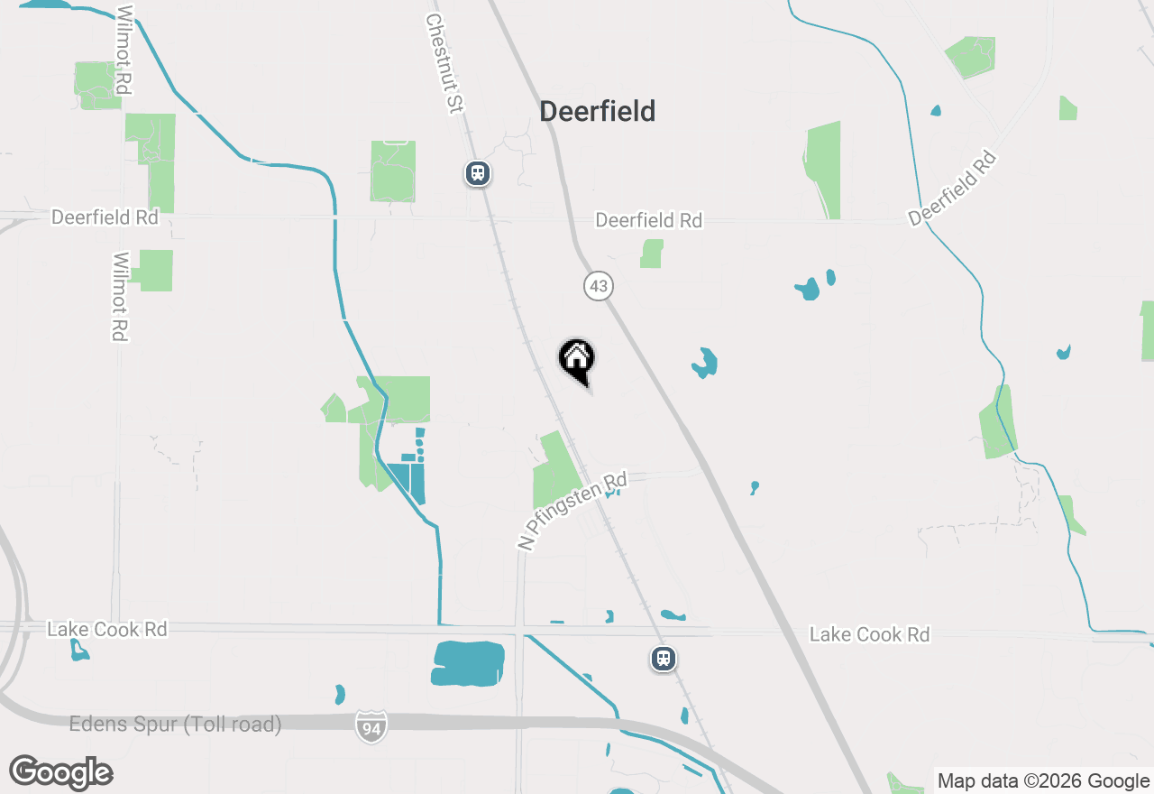 Map of (Address confidential), Deerfield, Illinois 60015