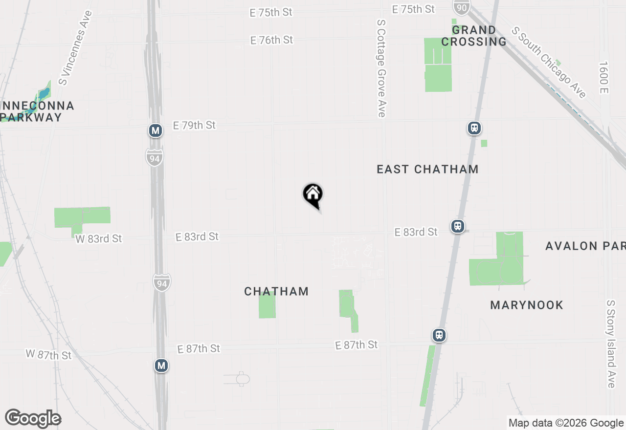 Map of 8216 S Rhodes Avenue, Chicago, IL 60619