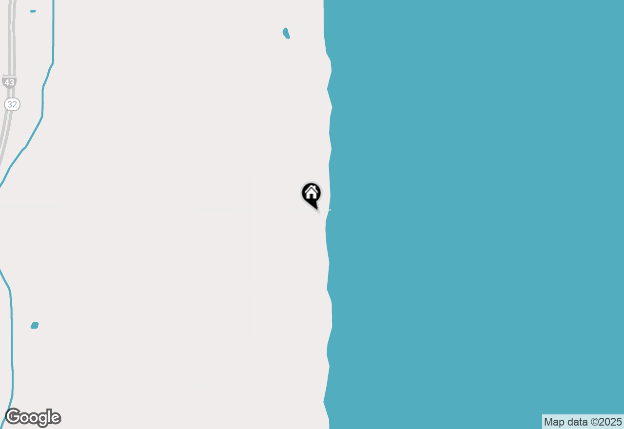 Map of 193 Silver Beach Rd, Cedar Grove, WI 53013