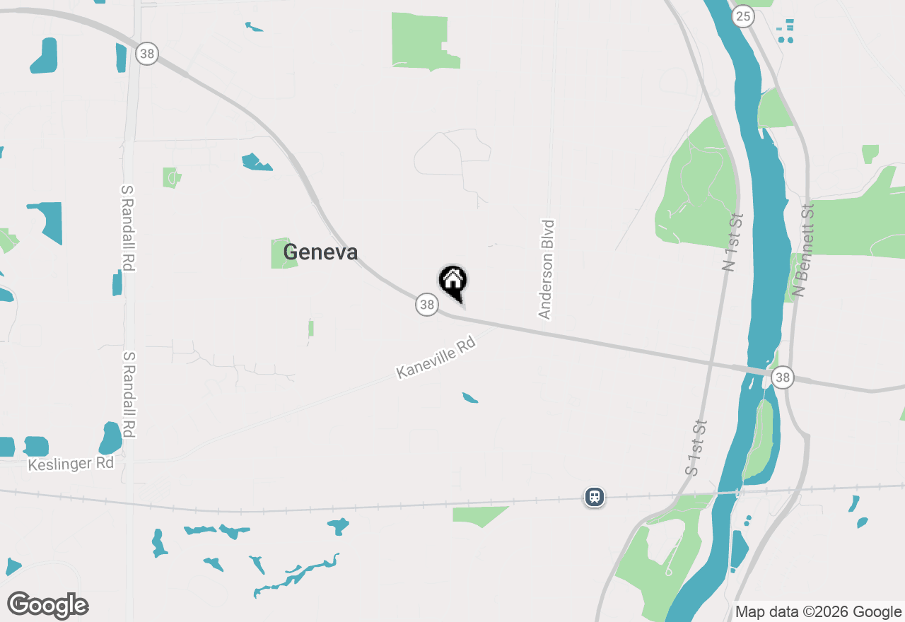 Map of 1319 W State Street, Geneva, IL 60134