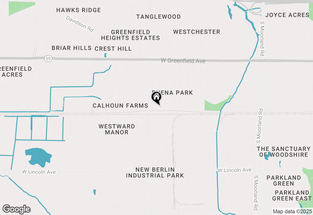 Map of 17101 W Roosevelt Ave, New Berlin, WI 53151