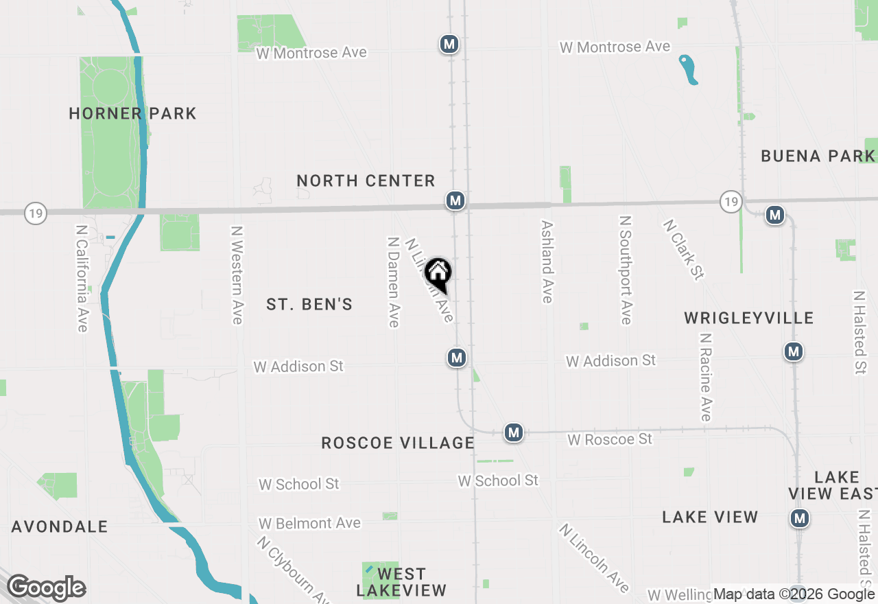 Map of 3741 N Wolcott Avenue #12, Chicago, IL 60613