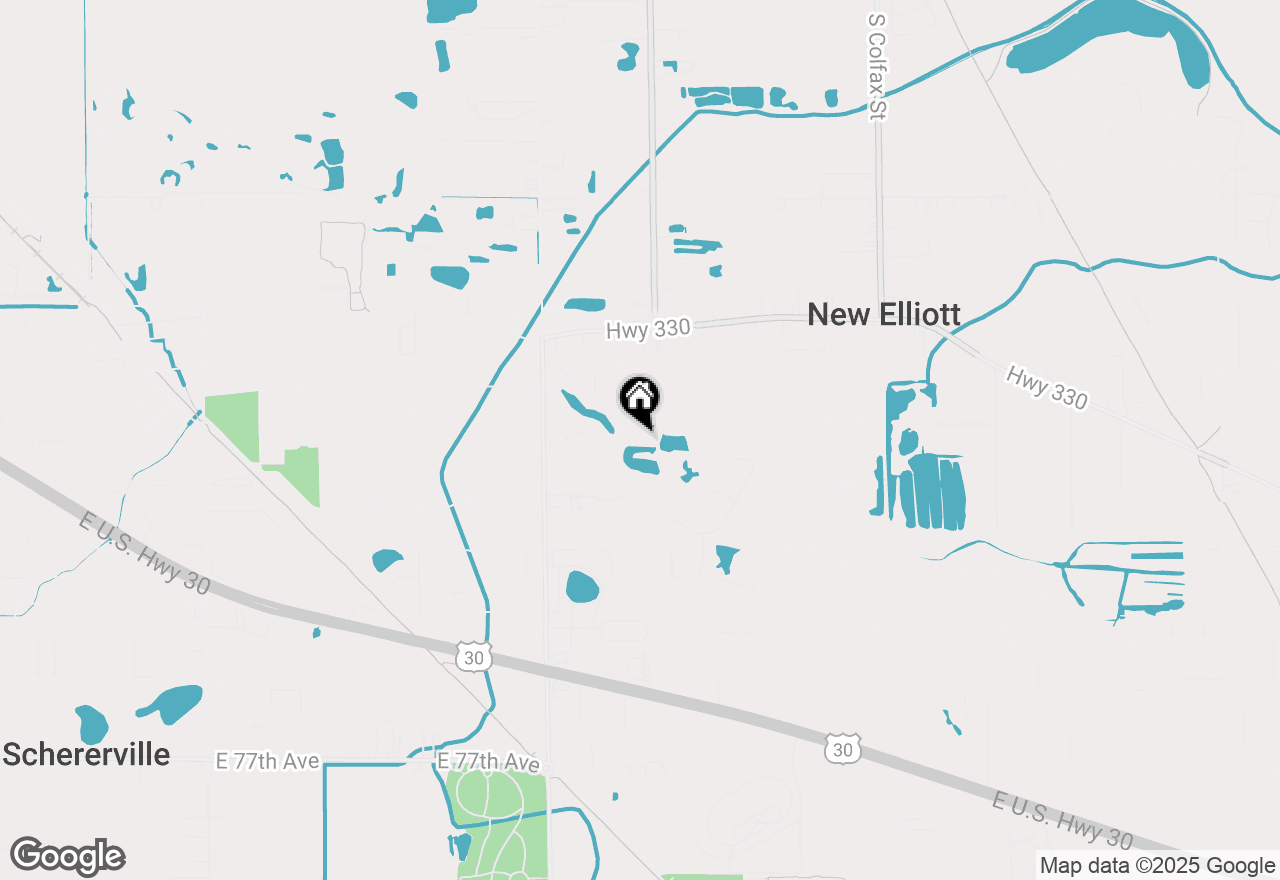 Map of 947 Short Street, Schererville, IN 46375
