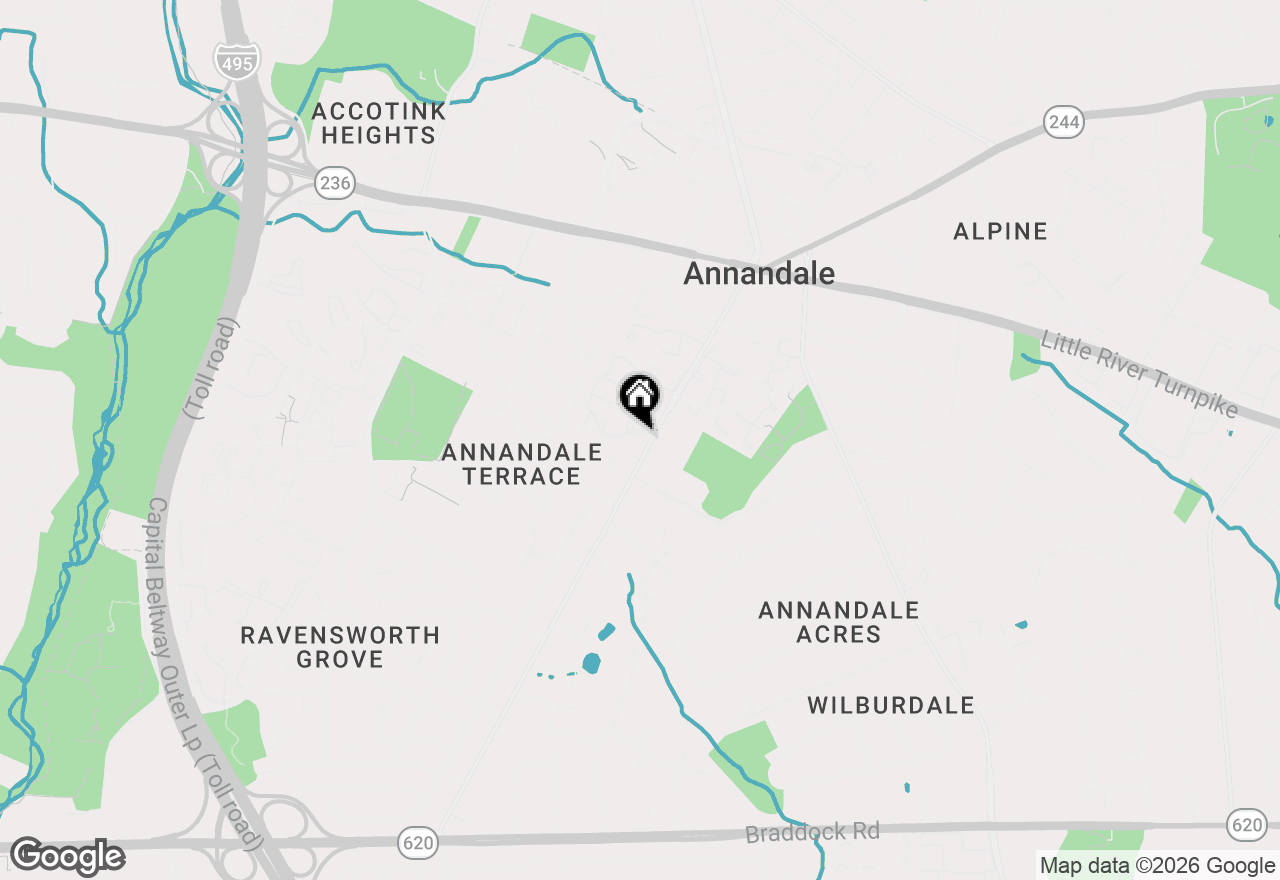 Map of 4560 Bogart Court, Annandale, VA 22003