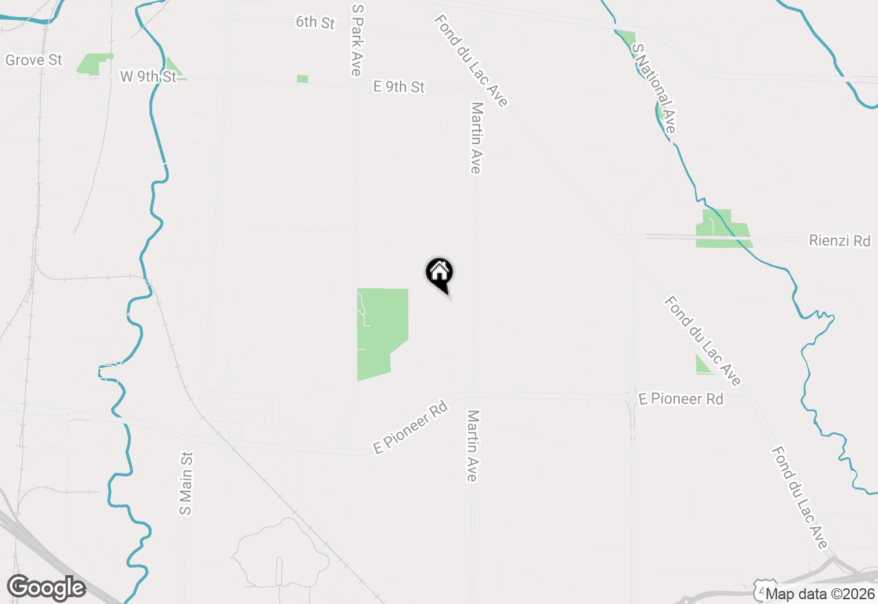 Map of 695 Bruce St, Fond Du Lac, WI 54935