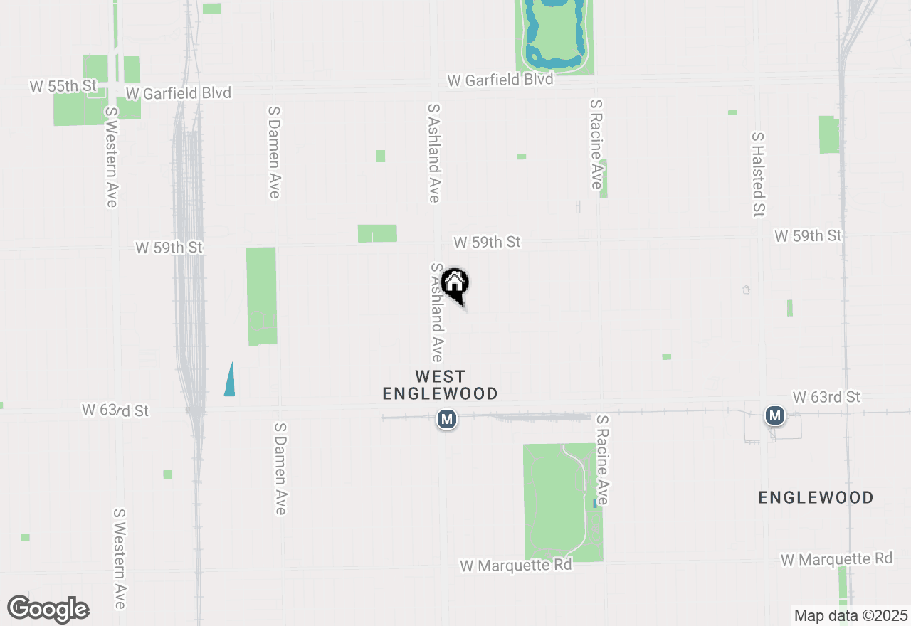 Map of 6044 S Justine Street, Chicago, IL 60636