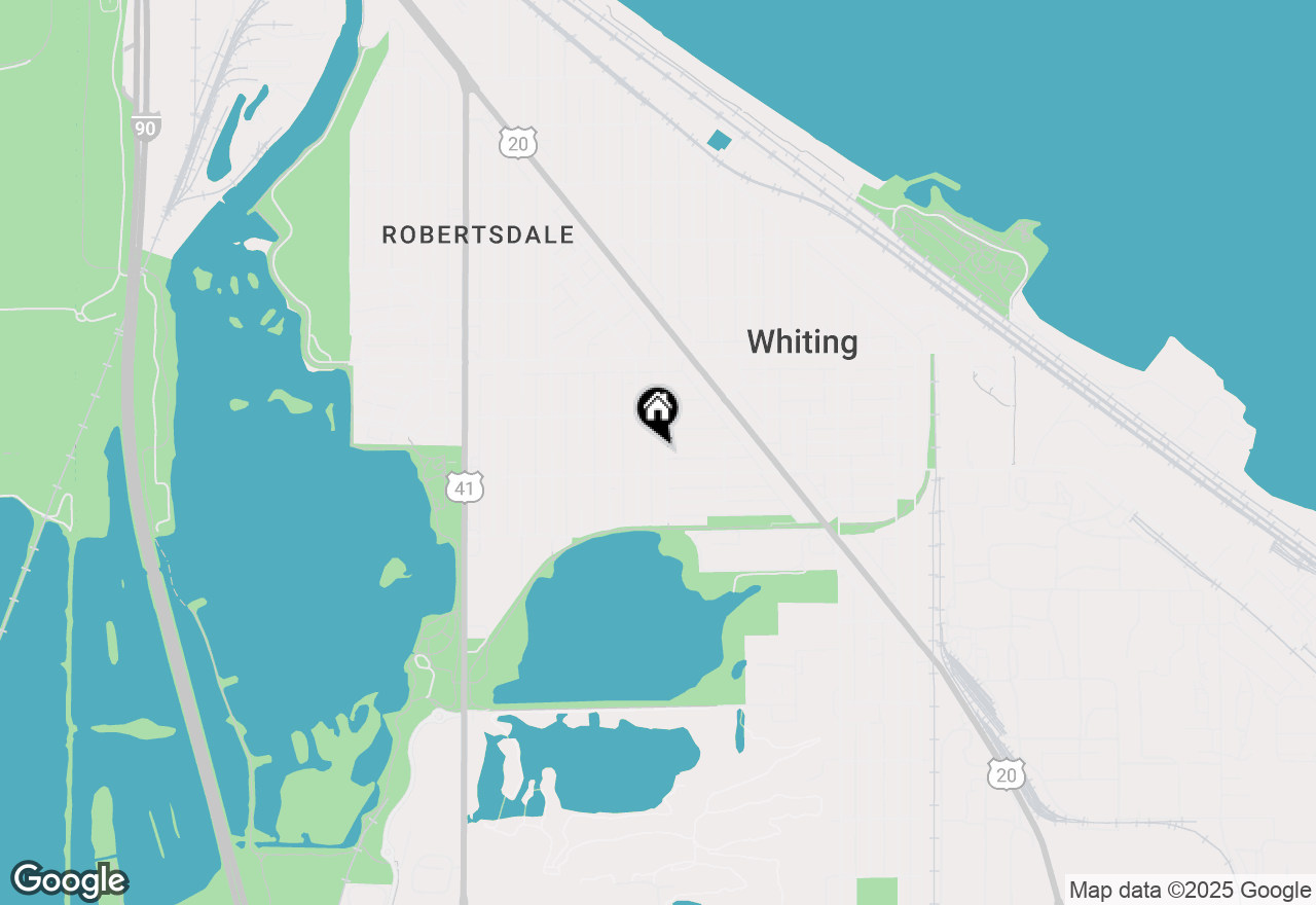 Map of 2036 Atchison Avenue, Whiting, IN 46394
