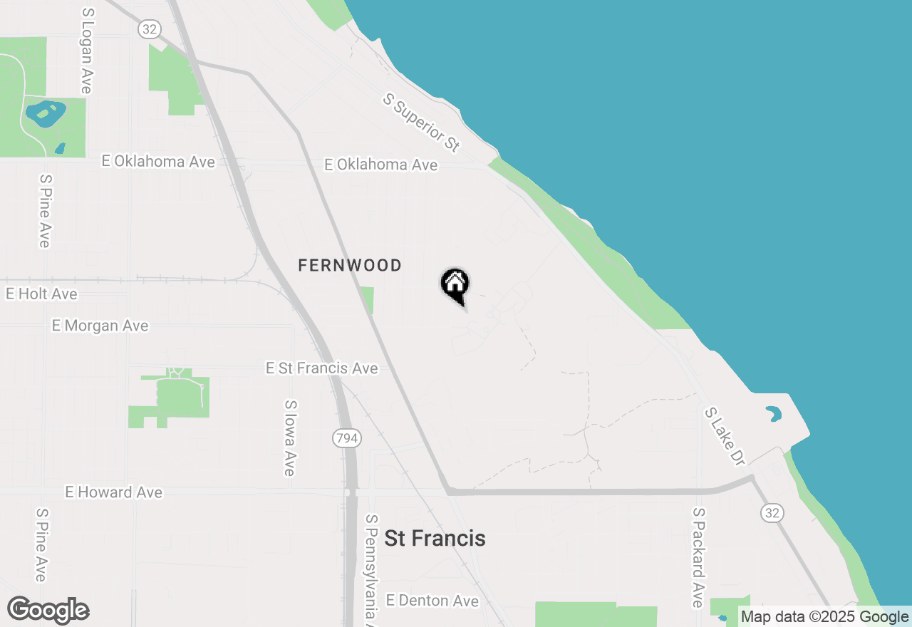 Map of 3448 S Illinois Ave, Milwaukee, WI 53207