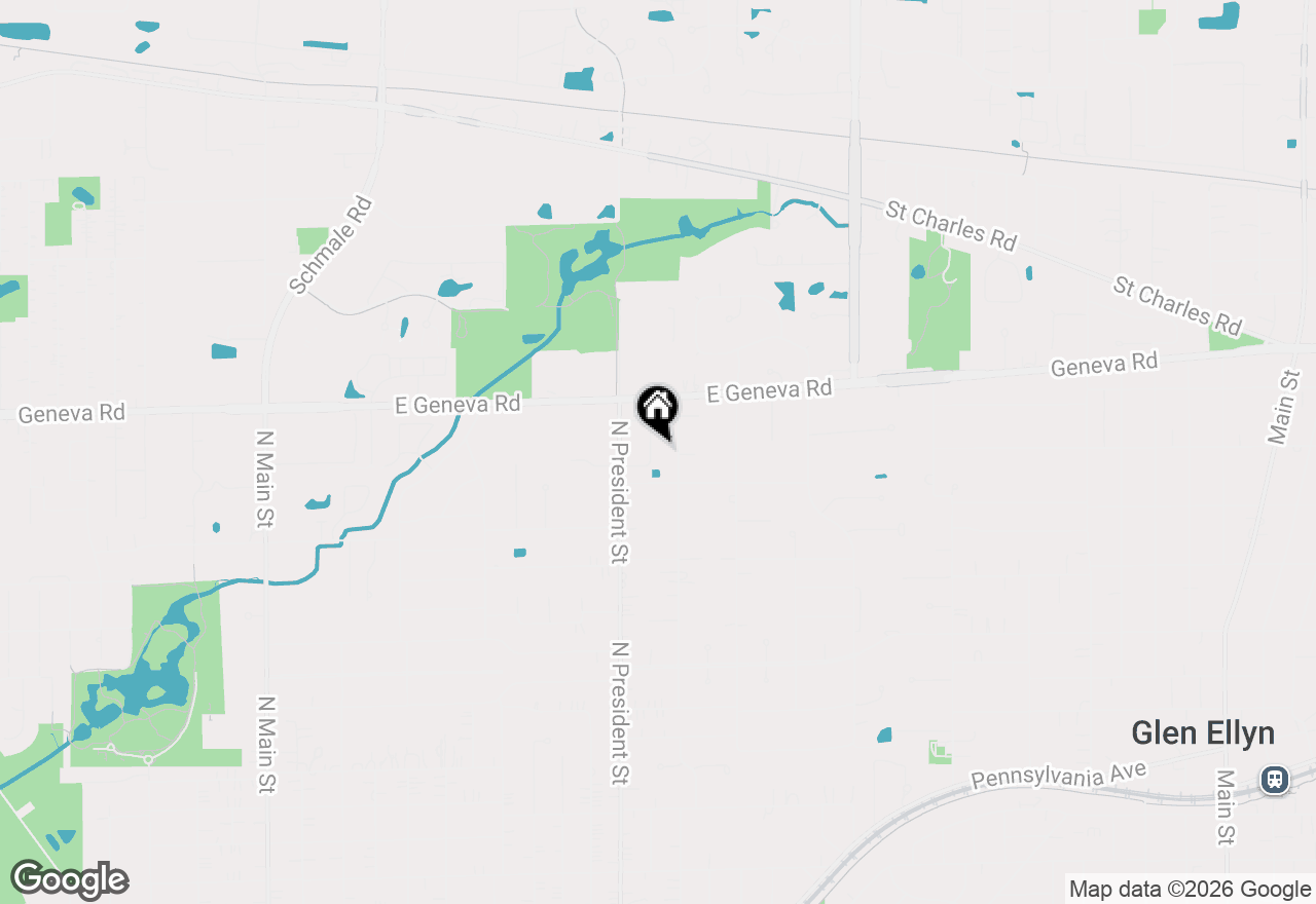 Map of 2009 Mackenzie Place #2009, Wheaton, IL 60187