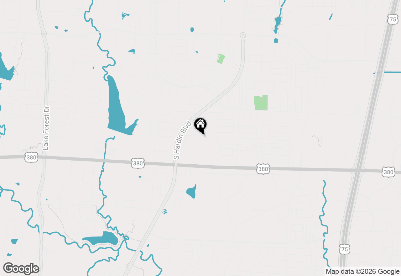 Map of 3505 Truman Street, Mckinney, TX 75071