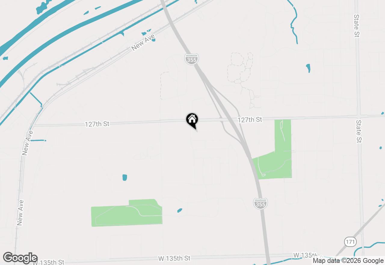 Map of 16590 Kayla Drive, Lemont, IL 60439