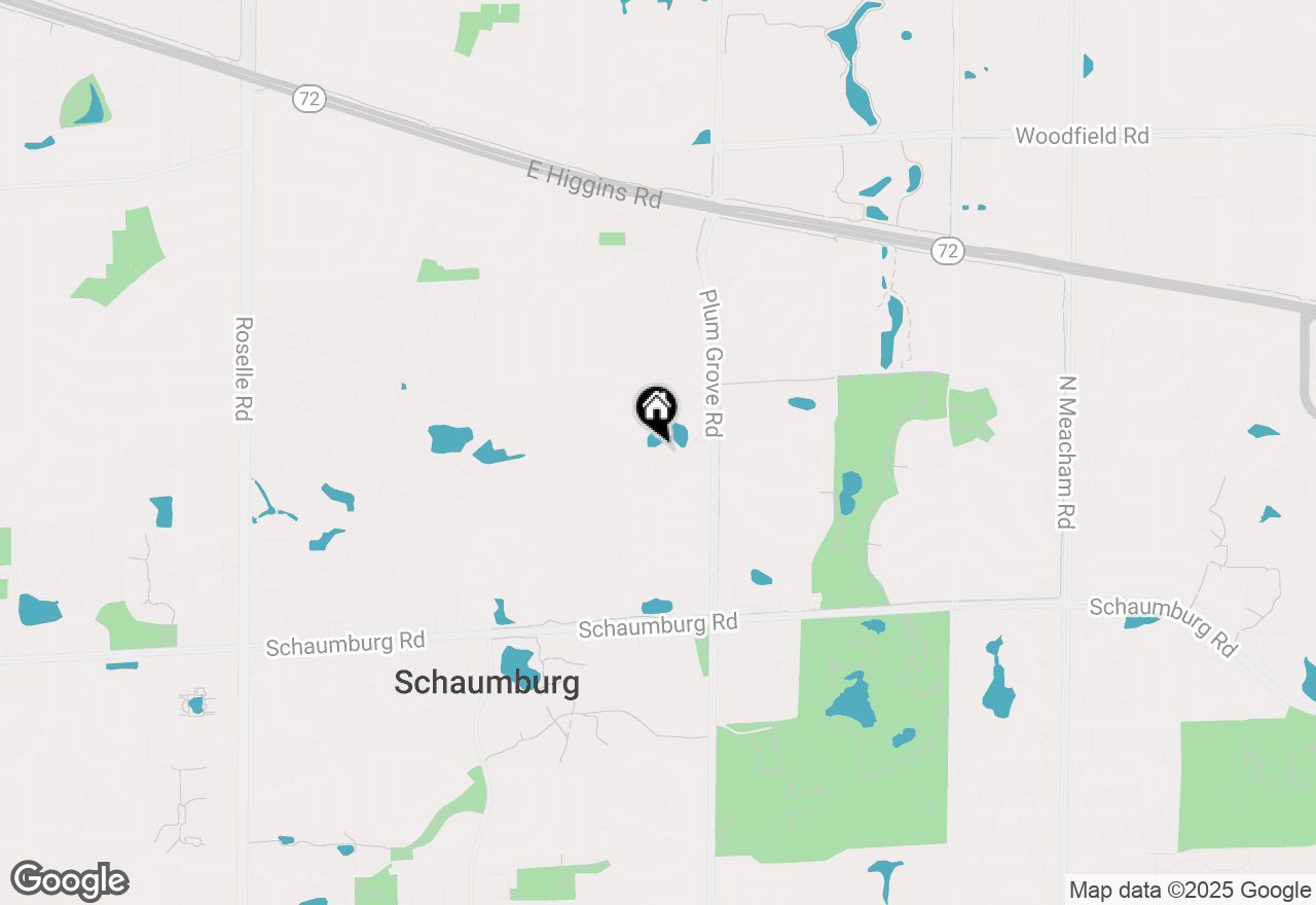 Map of 236 N Waterford Drive, Schaumburg, IL 60194