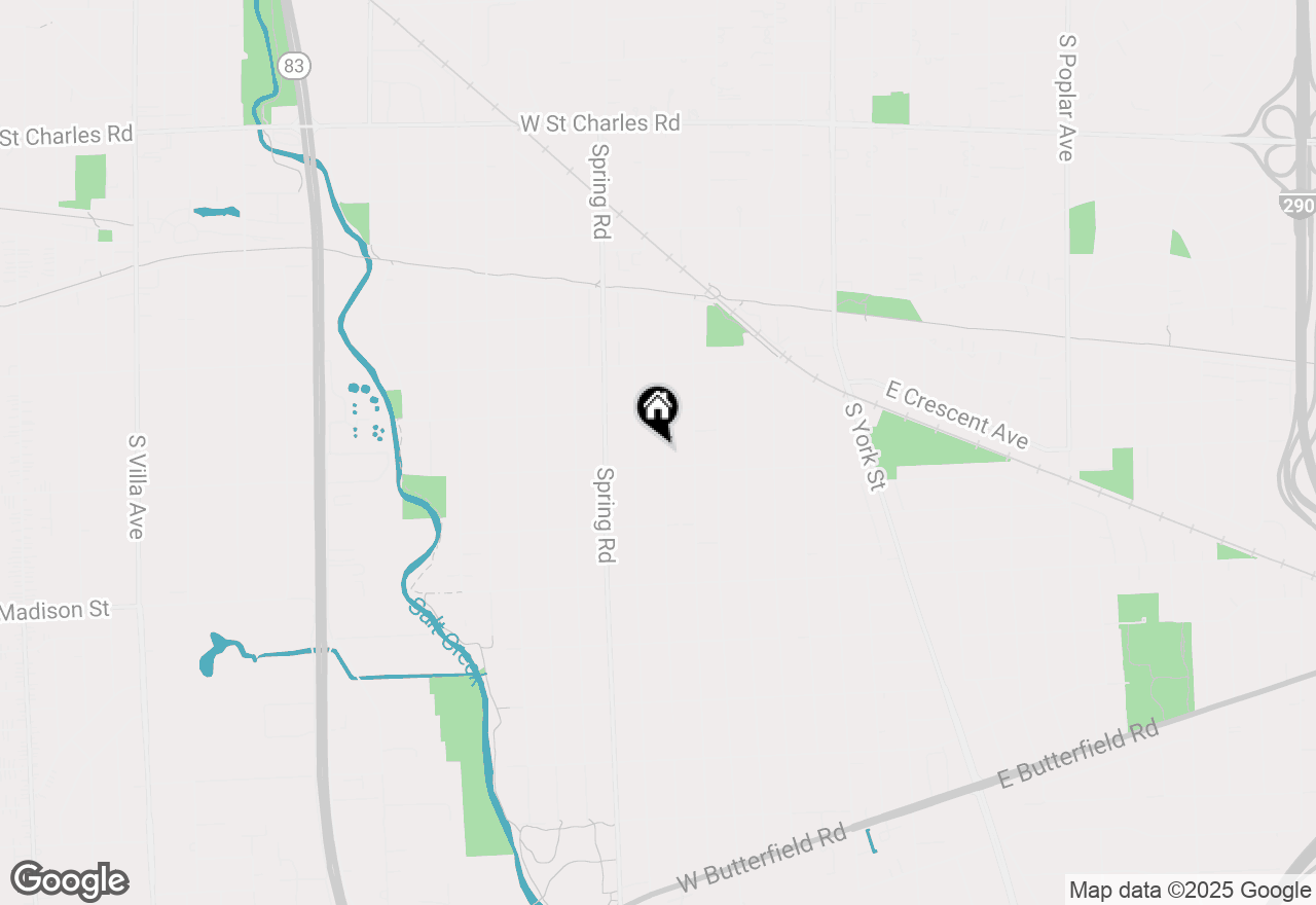 Map of 652 S Swain Avenue, Elmhurst, IL 60126