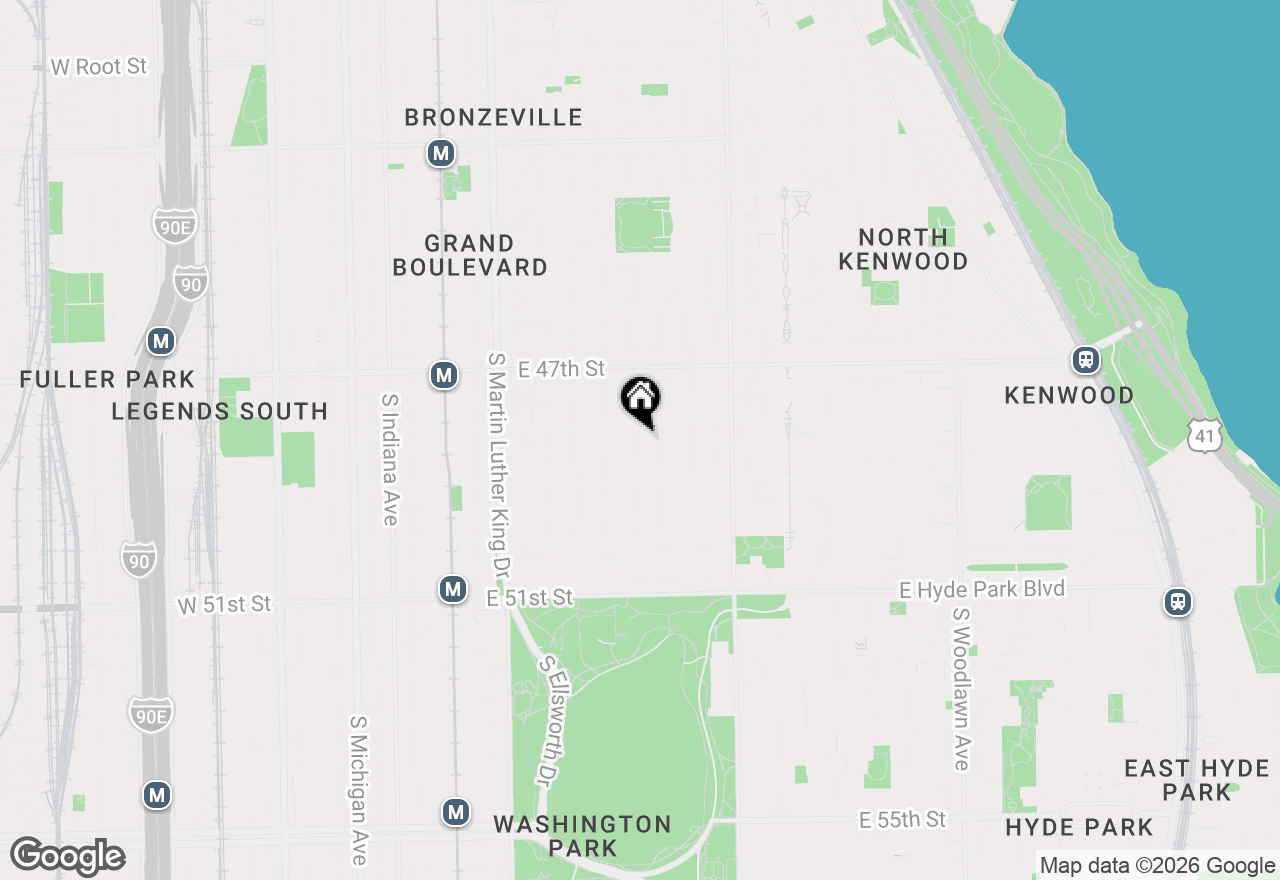 Map of 4814 S Champlain Avenue, Chicago, IL 60615