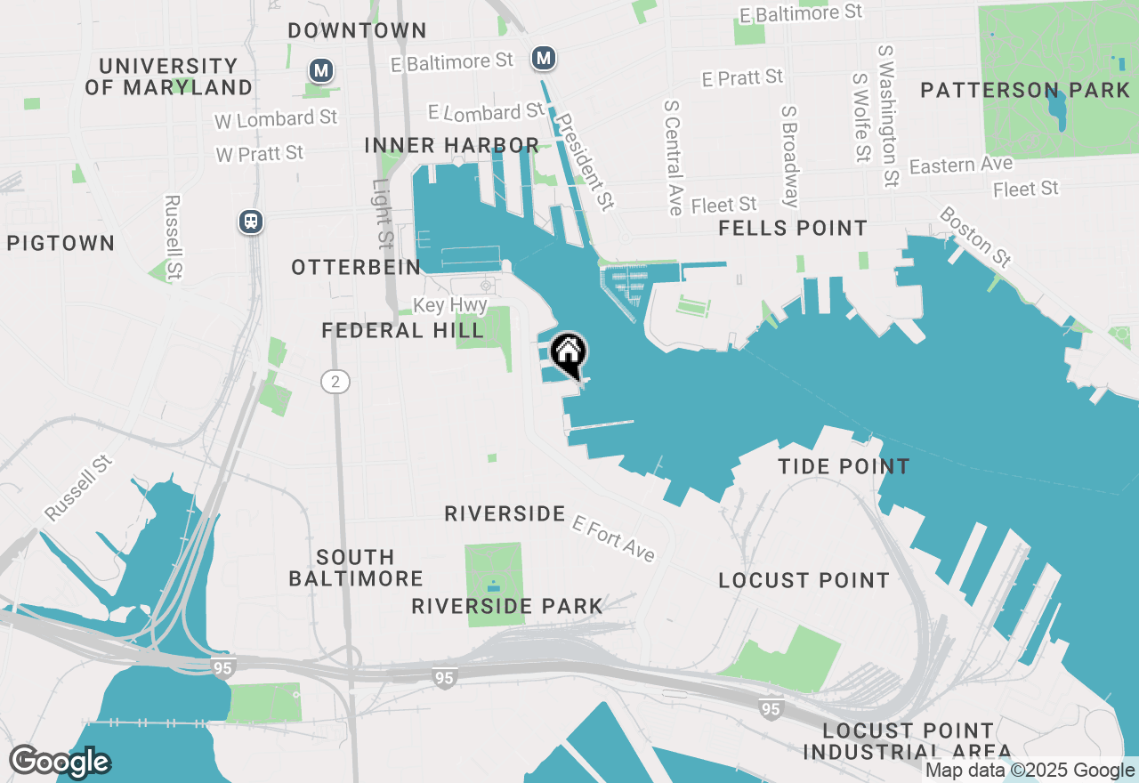 Map of 100 Harborview Drive #307, Baltimore, MD 21230