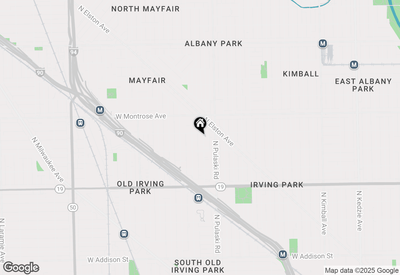 Map of 4248 N Keystone Avenue #3A, Chicago, IL 60641
