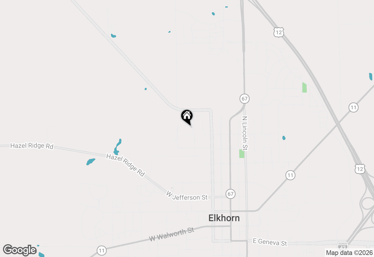 Map of 311 W 4th Ave, Elkhorn, WI 53121