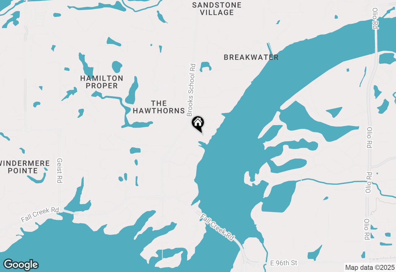 Map of 10606 Brooks School Road, Fishers, IN 46037