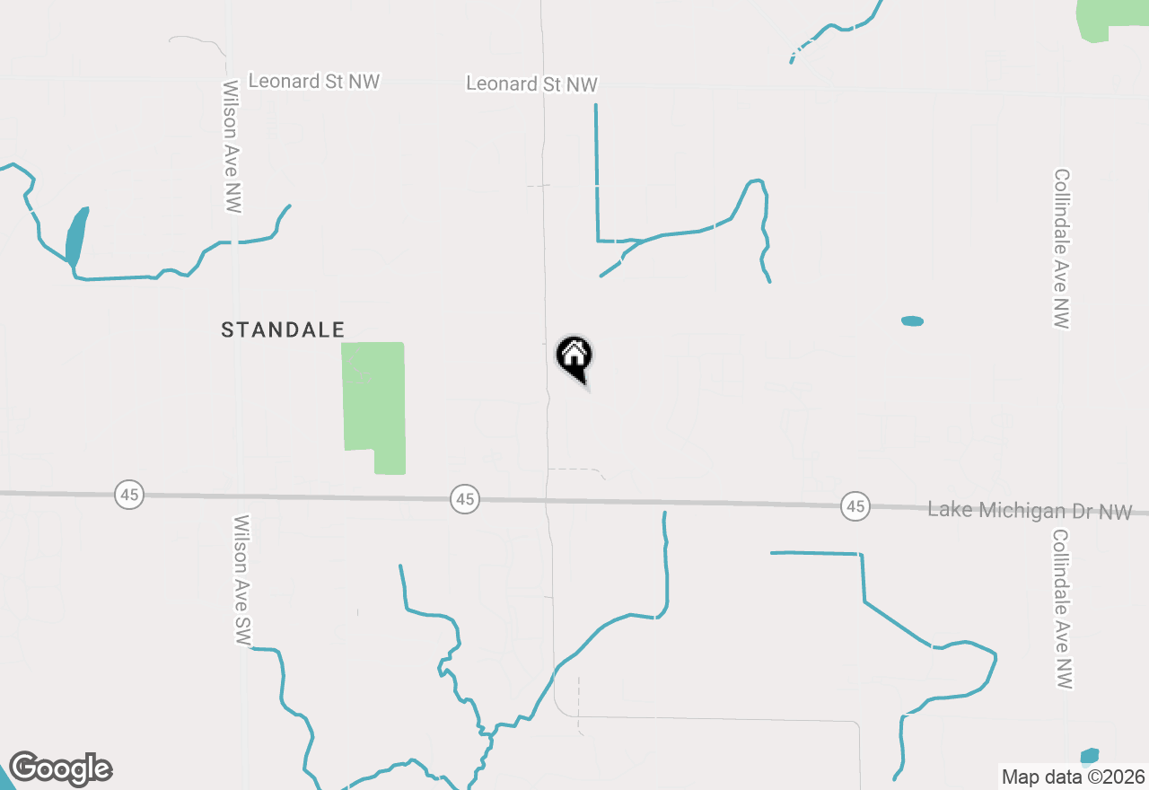 Map of 3751 Lawn Street Nw, Grand Rapids, MI 49534