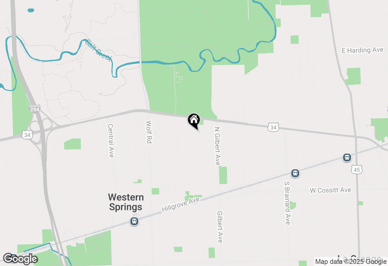 Map of 3923 Clausen Avenue, Western Springs, IL 60558