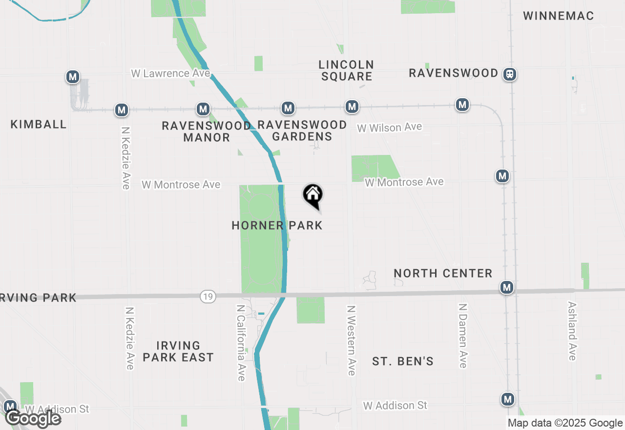 Map of 2501 W Cullom Avenue, Chicago, IL 60618