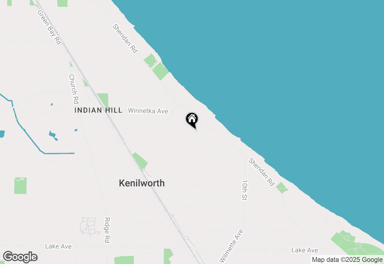 Map of 140 Kenilworth Avenue, Kenilworth, IL 60043