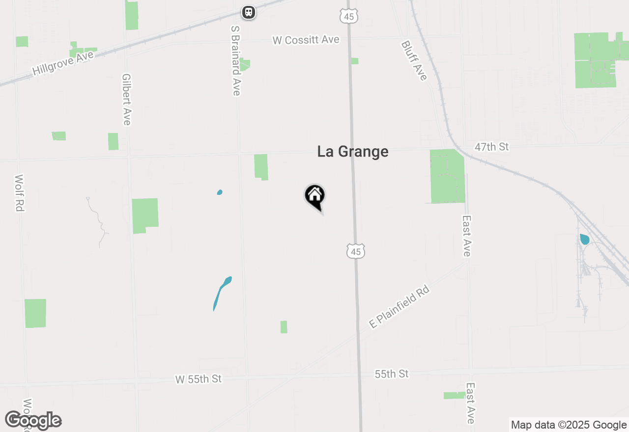Map of 715 S Catherine Avenue, La Grange, IL 60525