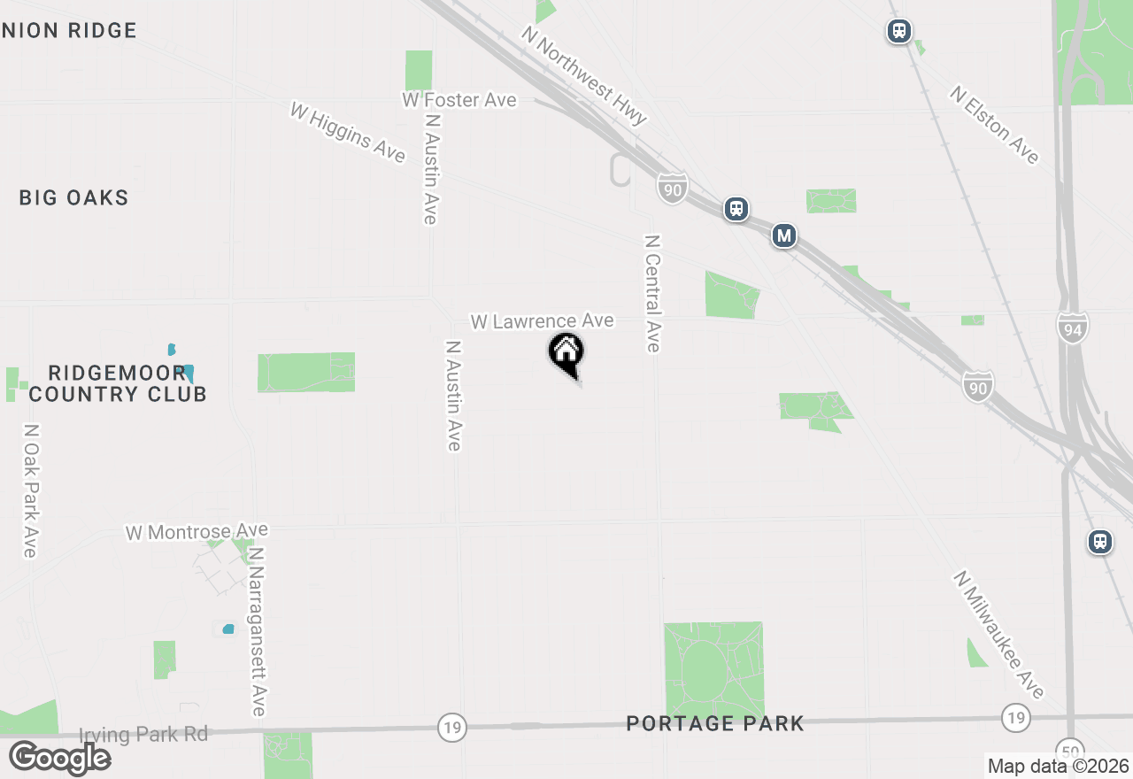 Map of 5748 W Eastwood Avenue, Chicago, IL 60630