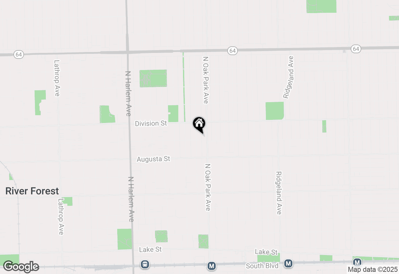 Map of 806 N Grove Avenue, Oak Park, IL 60302