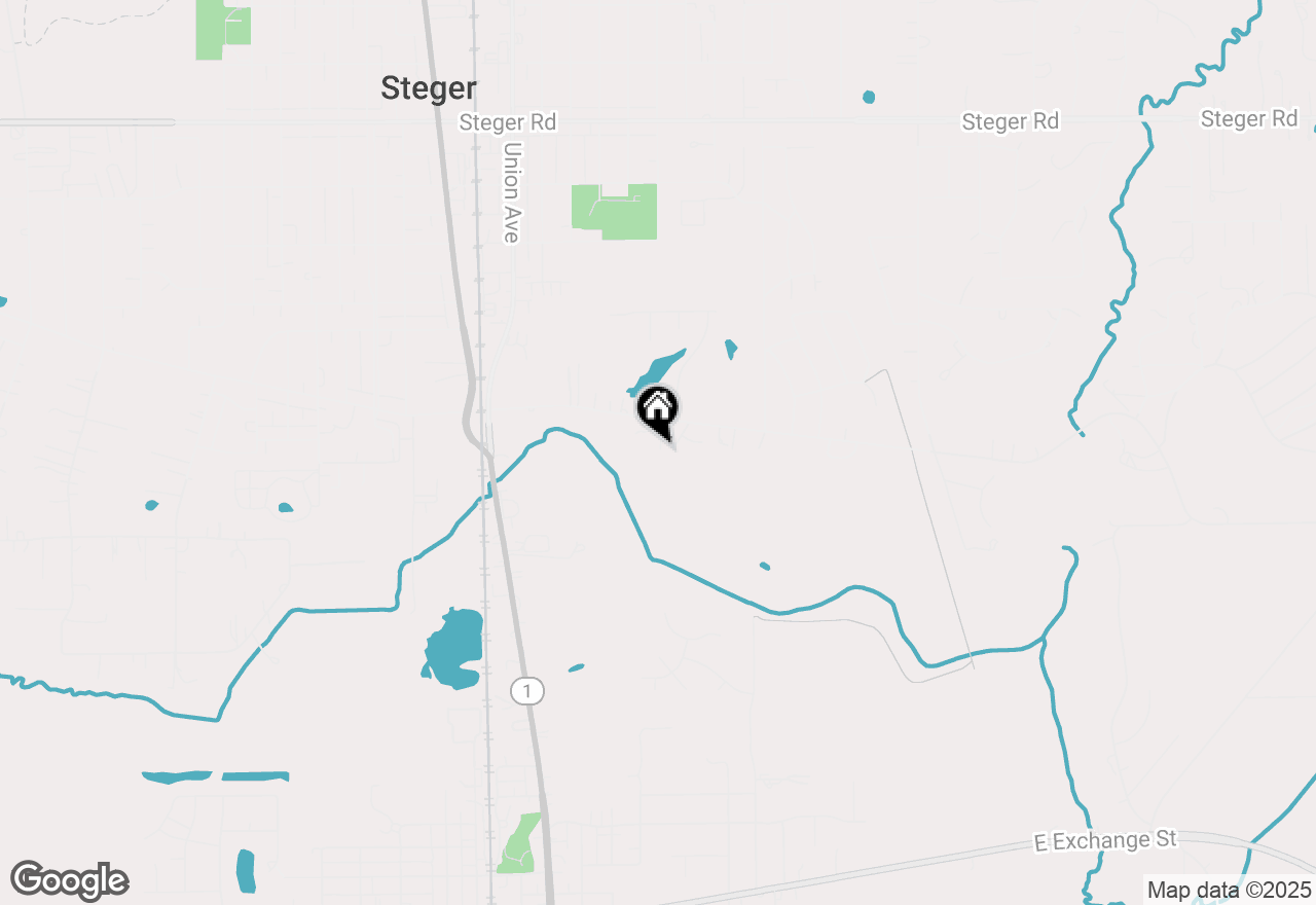 Map of 326 W Richton Road, Crete, IL 60417