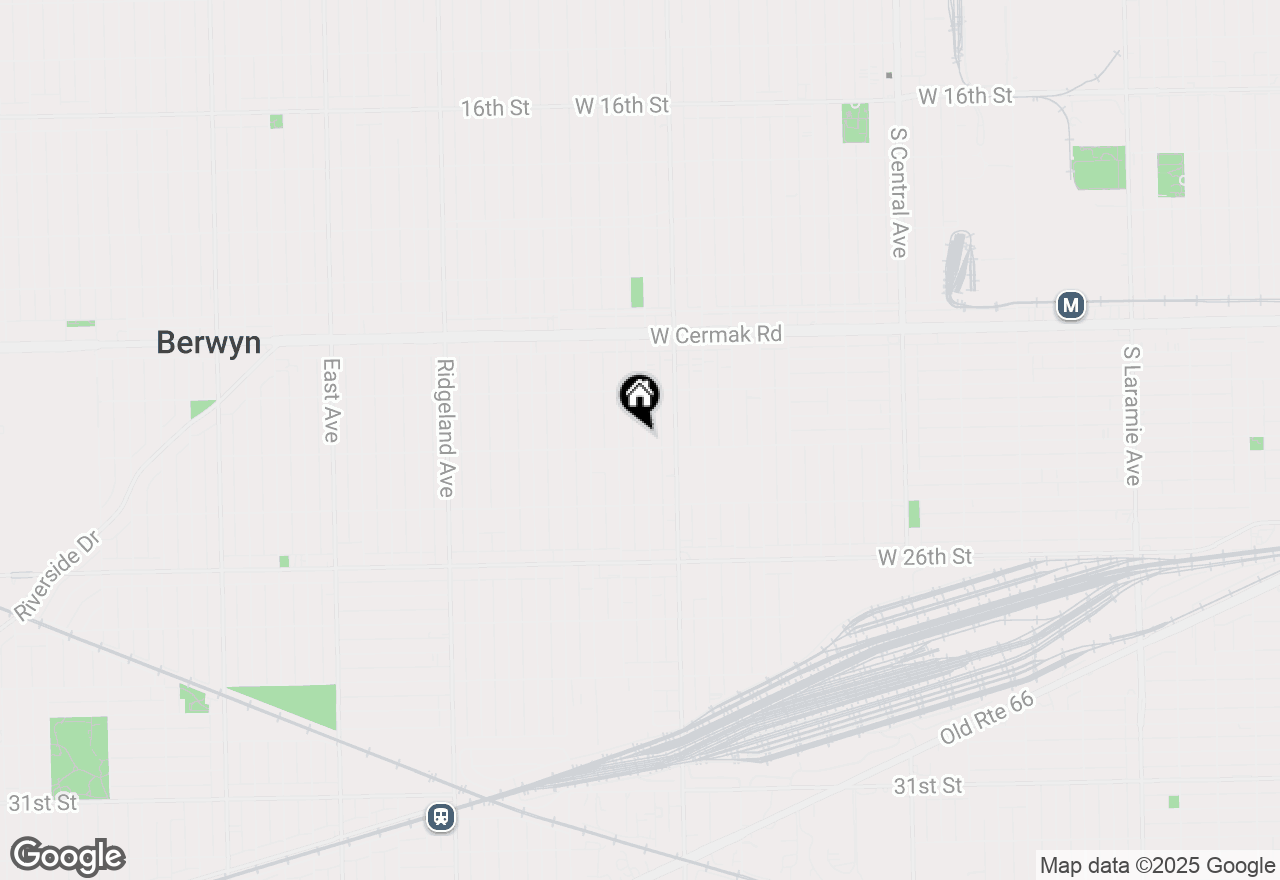 Map of 2334 S 60th Court, Cicero, IL 60804