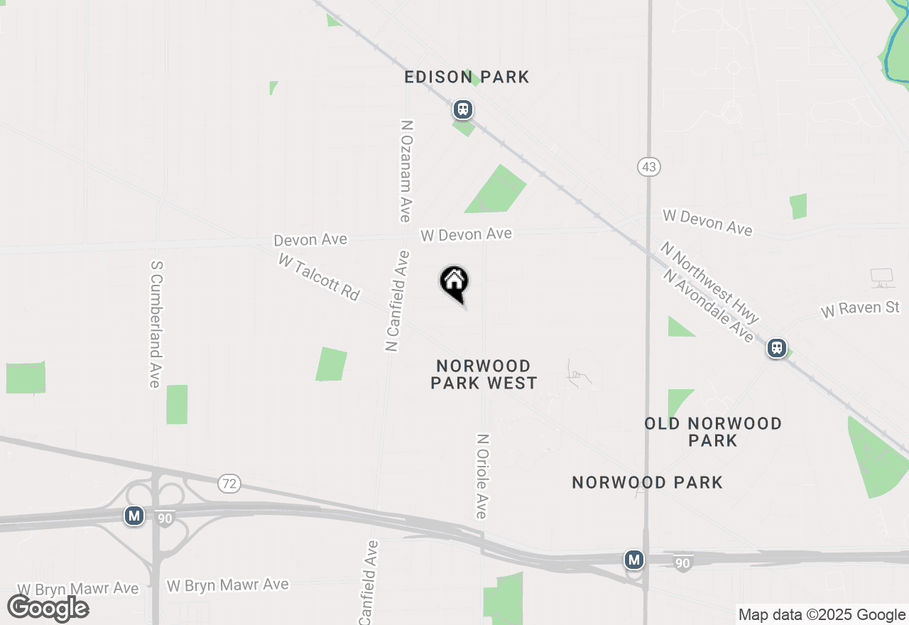 Map of 7646 W Myrtle Avenue, Chicago, IL 60631