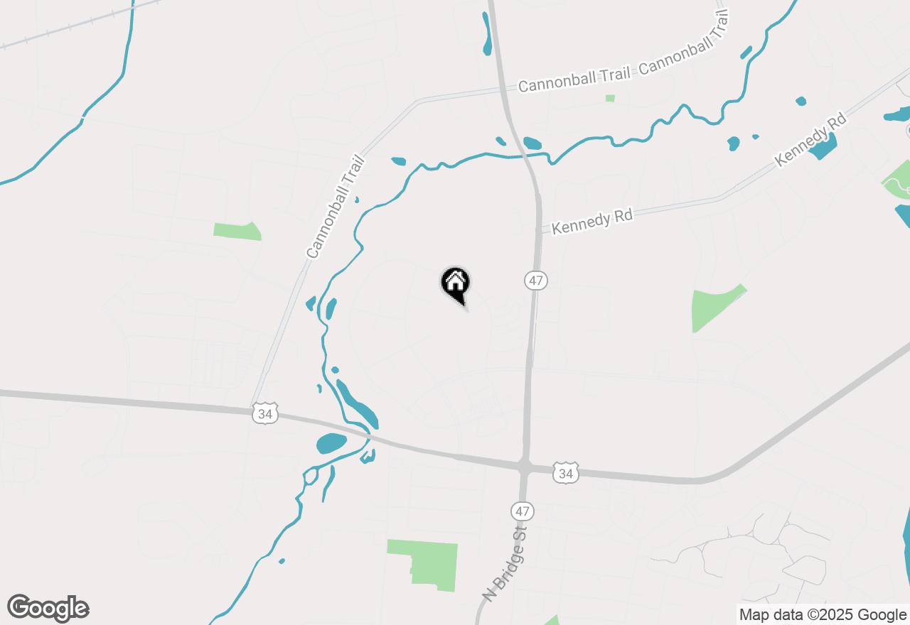 Map of 216 Dickson Court, Yorkville, IL 60560