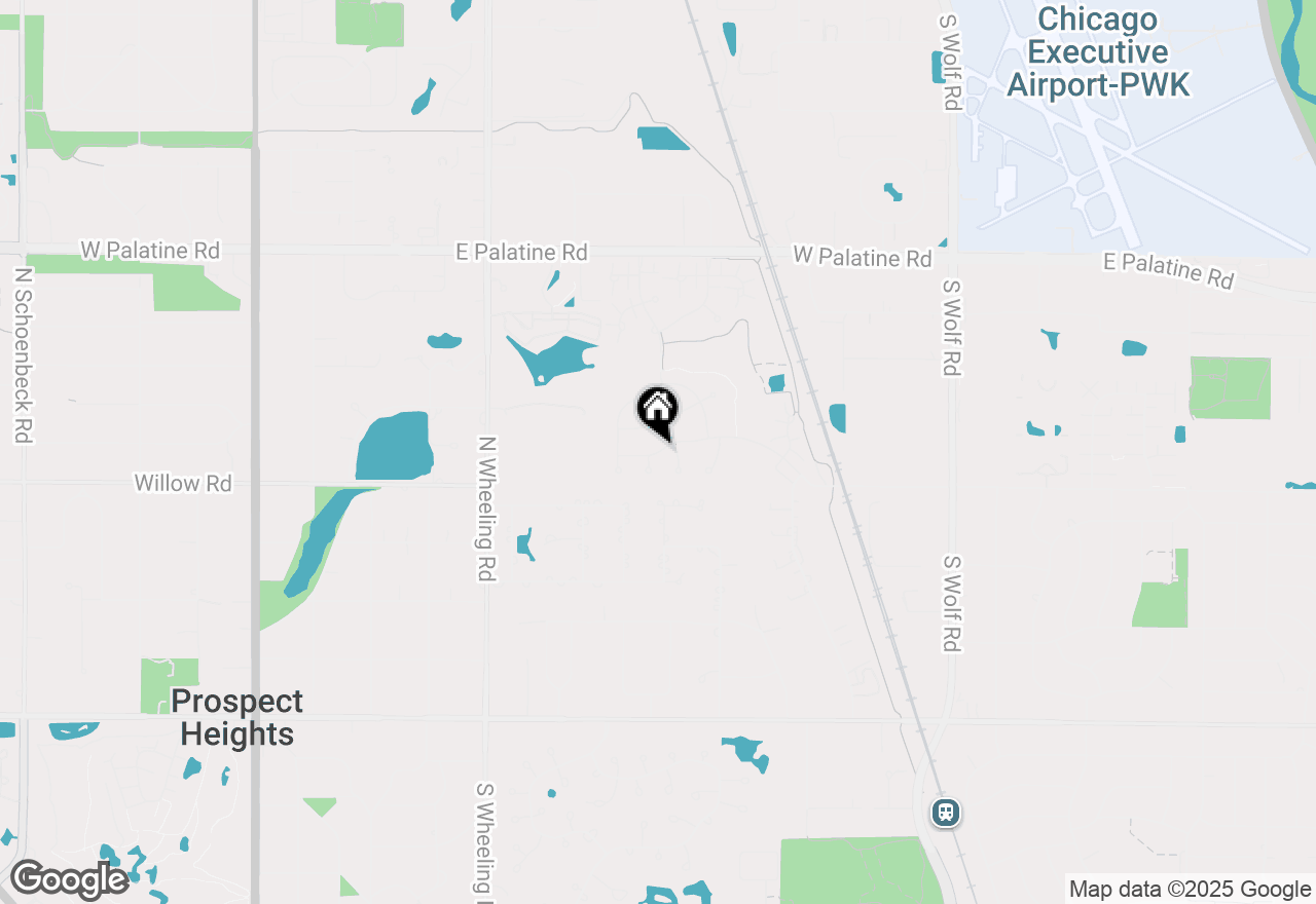 Map of 120 Willow Road, Wheeling, IL 60090