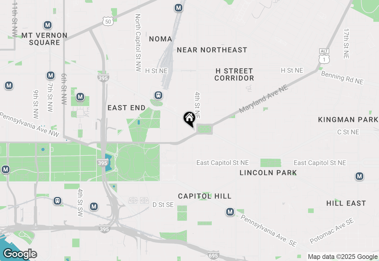 Map of 305 C Street Ne #210, Washington, DC 20002