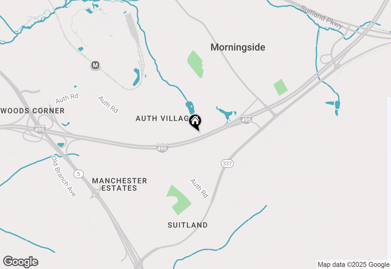 Map of 6315 Walton Avenue, Suitland, MD 20746