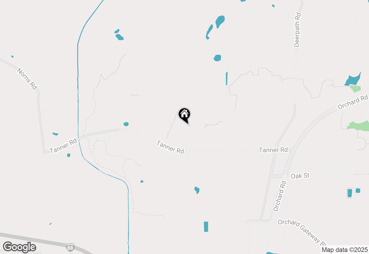 Map of 2724 Plante Road, North Aurora, IL 60542