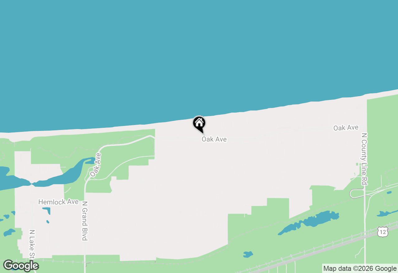 Map of 7710 Oak Avenue, Gary, IN 46403