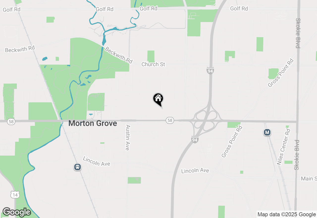 Map of 8841 Menard Avenue, Morton Grove, IL 60053