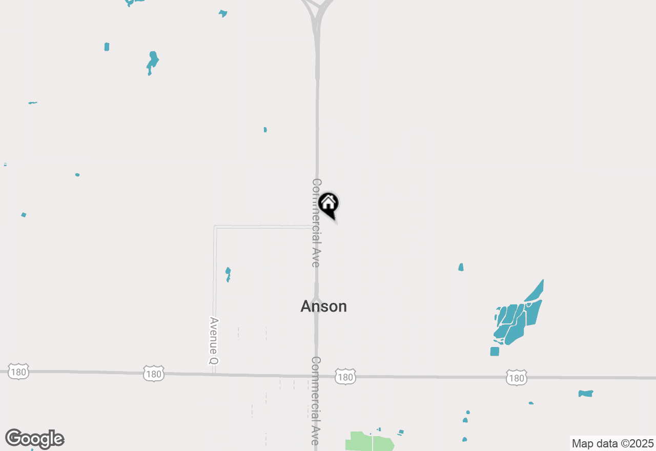 Map of 532 Avenue J, Anson, TX 79501