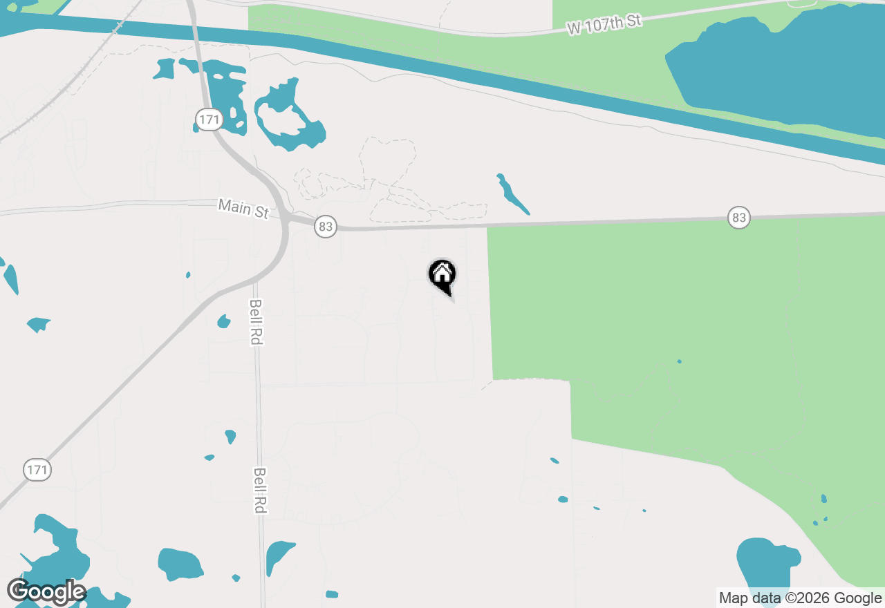 Map of 43 Brookside Drive, Lemont, IL 60439