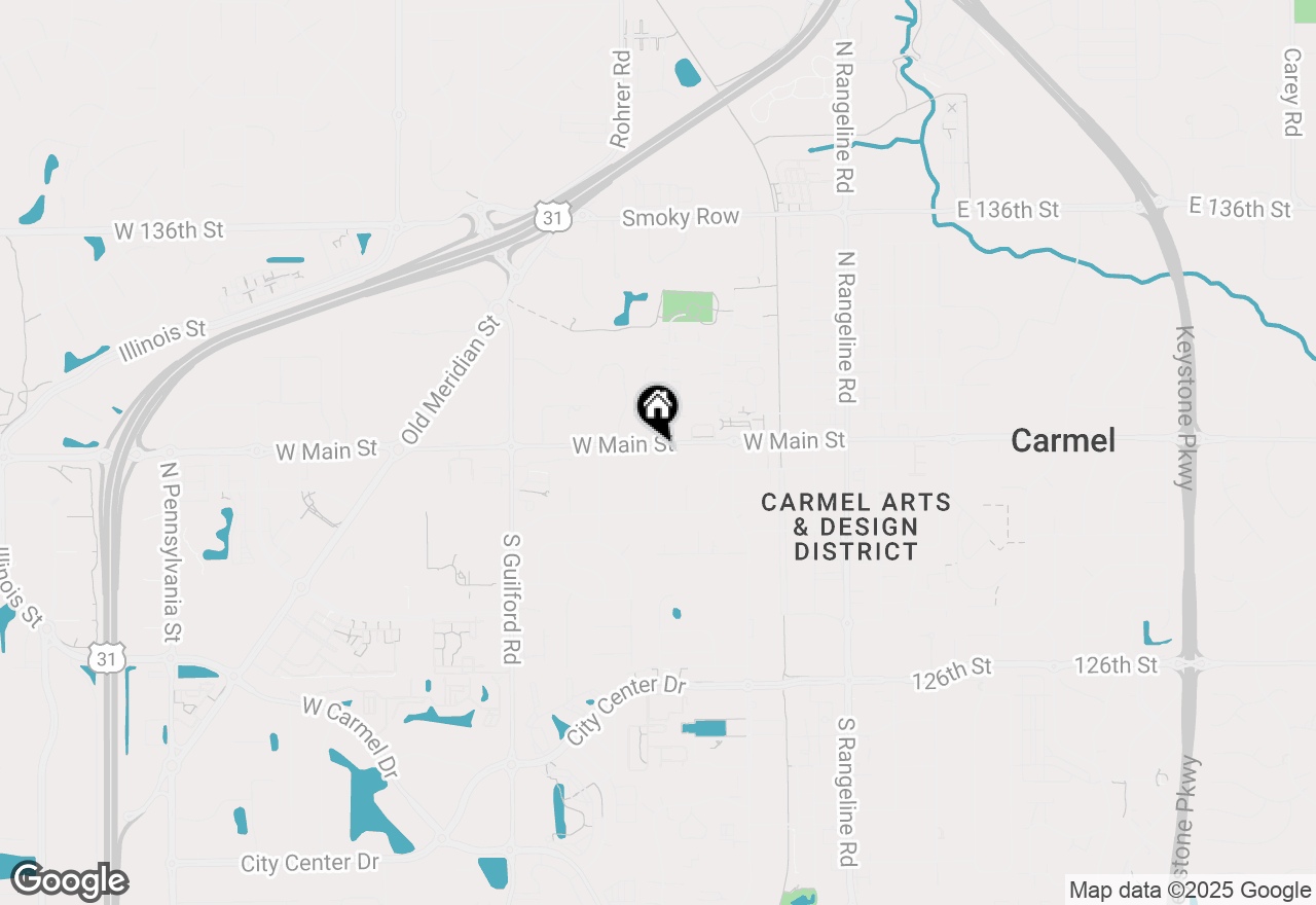 Map of 605 W Main Street, Carmel, IN 46032