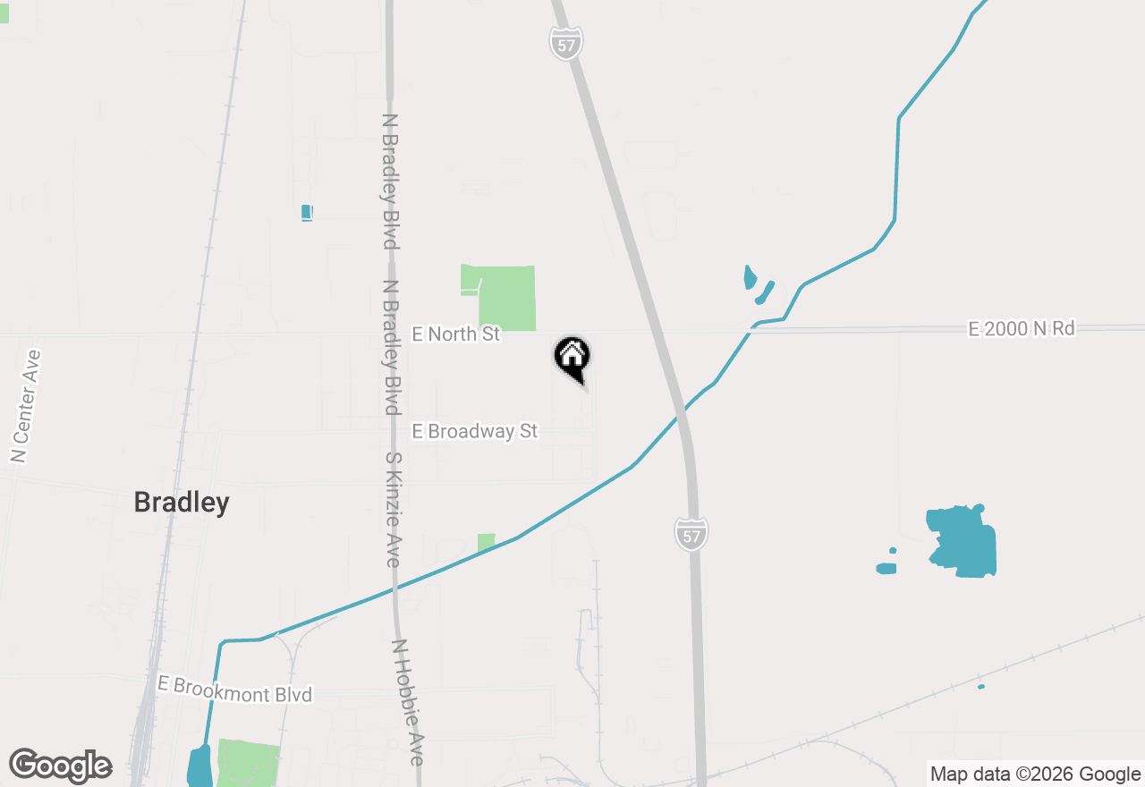 Map of 172 N Jackson Avenue, Bradley, IL 60915