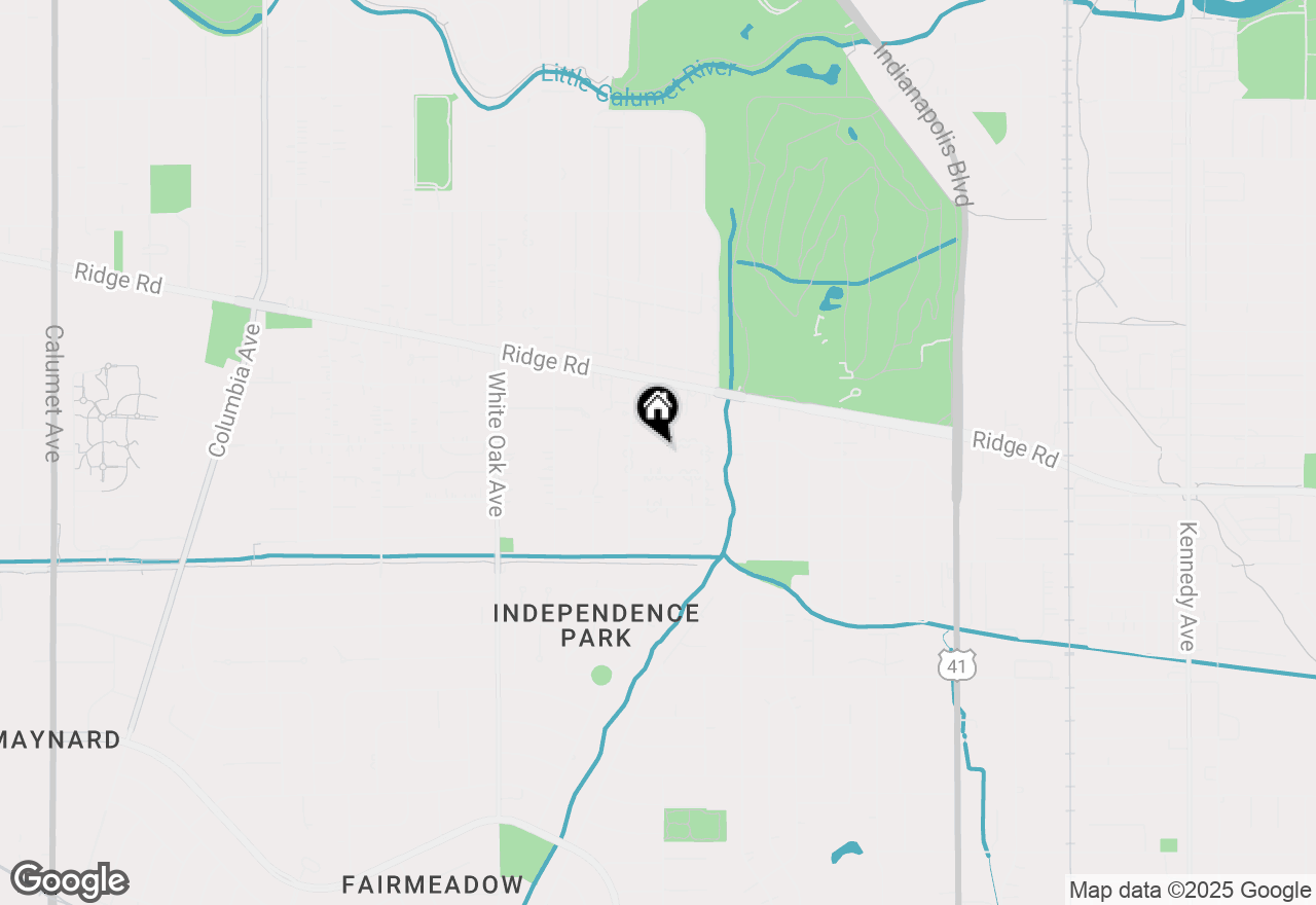 Map of 1838 Ada Lane, Munster, IN 46321