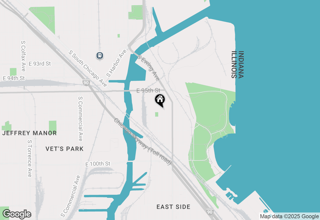 Map of 9631 S Avenue L, Chicago, IL 60617