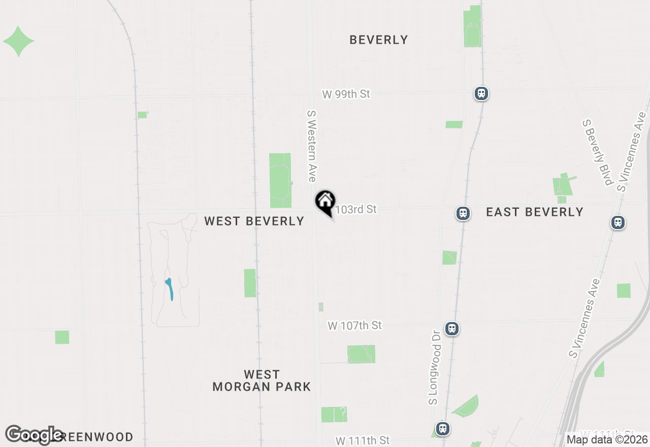 Map of 10324 S Claremont Avenue, Chicago, IL 60643