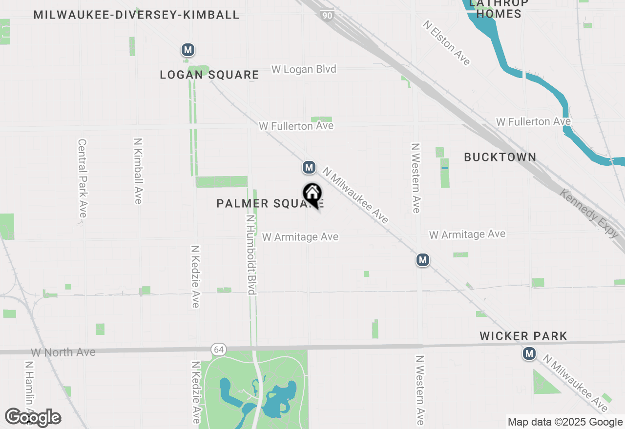 Map of 2136 N Point Street, Chicago, IL 60647