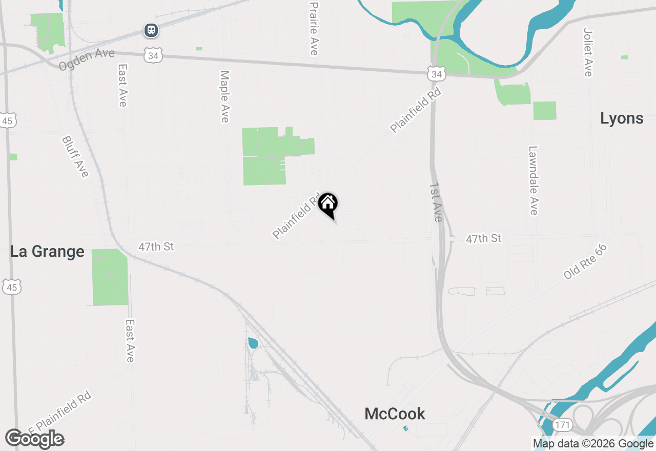 Map of 4612 Forest Avenue #8, Brookfield, IL 60513