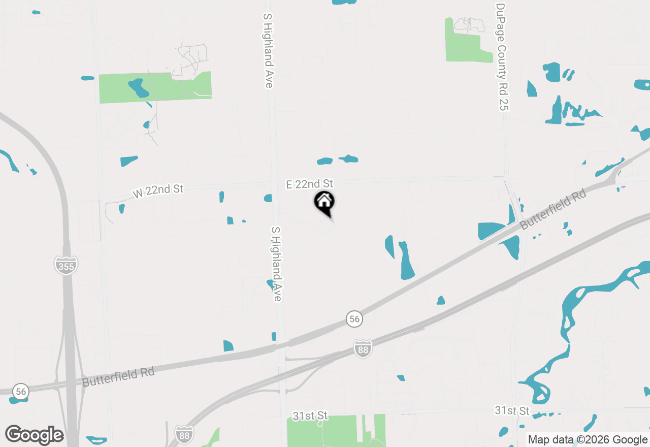 Map of 373 Summit Circle, Lombard, IL 60148