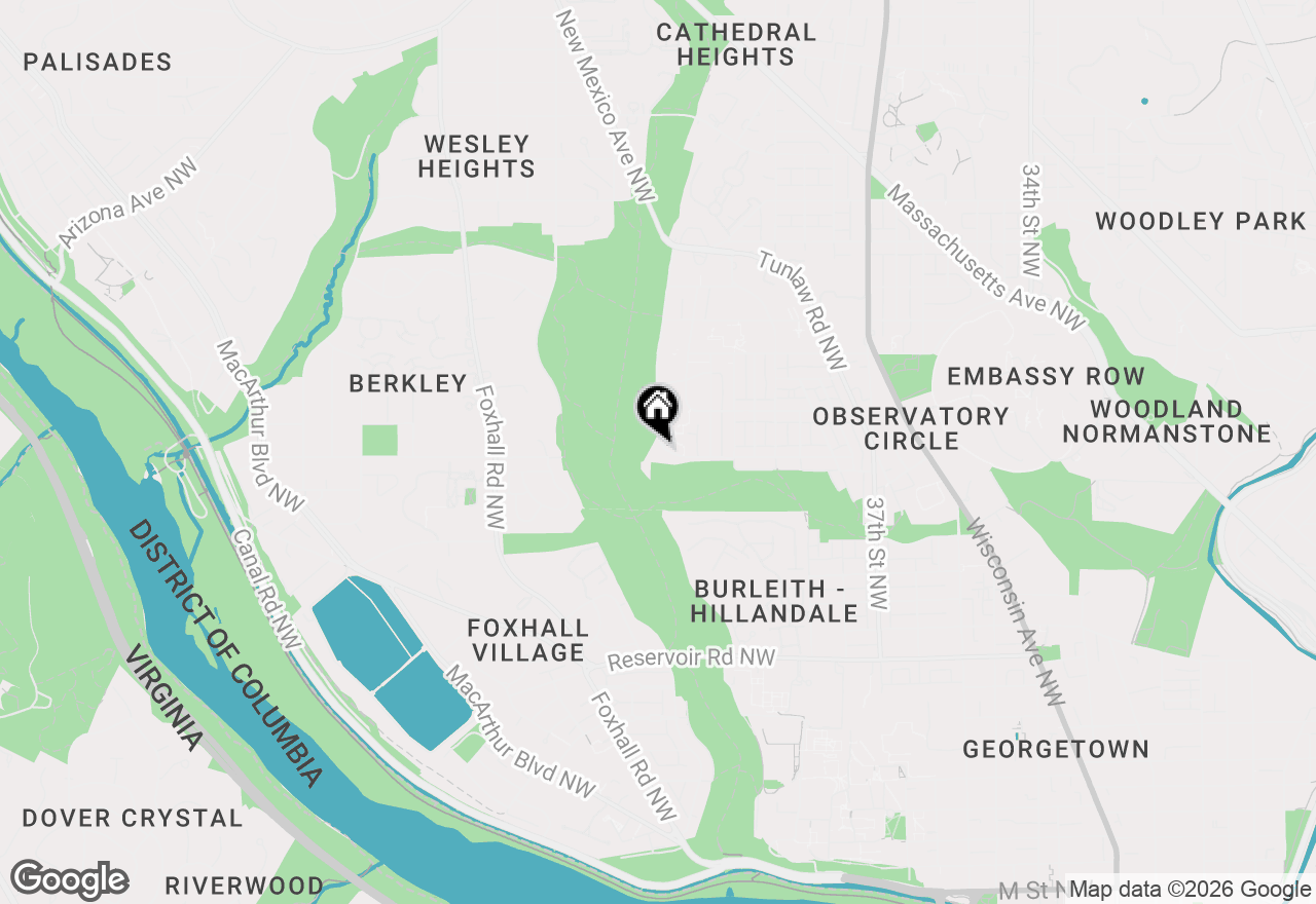 Map of 4100 W Street Nw #308, Washington, DC 20007